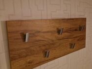 Wandgarderobe Garderobe L600mm Wildeiche 5 Haken - Rietberg