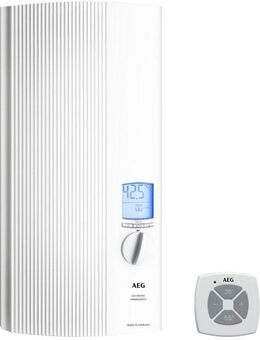 AEG Haustechnik Komfort-Durchlauferhitzer DDLE, elektronisch, min. 35 °C, 18/21/24 kW umschaltbar, vollelektronisch, ECO-Funktion, Regendusche