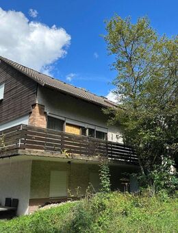 Hirschbach - 3.637 m² Grundstück - sanierungsbedürftiges EFH mit Einliegerwohnung u. div. Garagen - Hirschbach