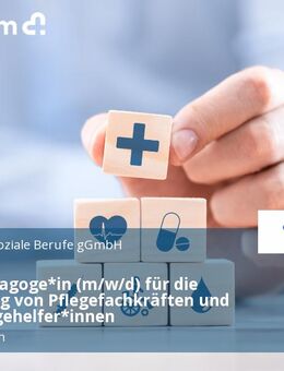 Pflegepädagoge*in (m/w/d) für die Ausbildung von Pflegefachkräften und Altenpflegehelfer*innen - Spaichingen