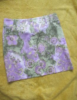 NEU * Aquarell * Blumen * Blüten * Flower- Power * Mini- Rock "Jus D´orange" Gr. 36-38/ S * Pastell * - Riedlingen