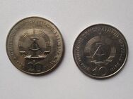 10 und 20 Mark Münze DDR - Augsburg