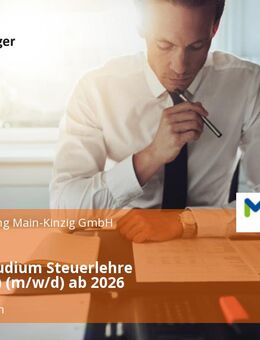 Duales Studium Steuerlehre (B.A./LL.B.) (m/w/d) ab 2026 - Gelnhausen