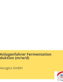 Operator / Anlagenfahrer Fermentation Pharmaproduktion (m/w/d) - Bovenau