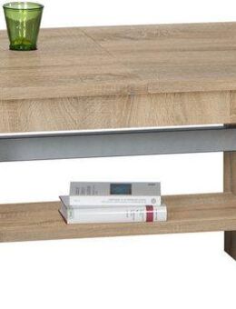 Stolkom Sp.z.o.o. Couchtisch Event höhenverstellbar, ausziehbar, BxHxT 110-150x48-63x65 cm, Höhenverstellbar mit Liftmechanik und ausziehbar in 3 Farbausführungen