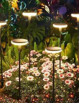 4er-Set Solarleuchten – Warmweißes Licht für eine stilvolle Gartengestaltung Set43521 - Ingolstadt