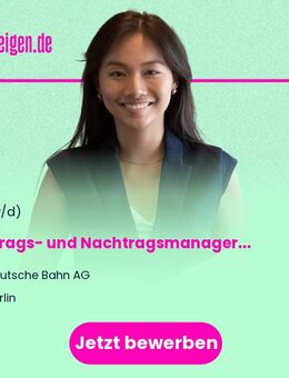 Vertrags- und Nachtragsmanager:in - Berlin