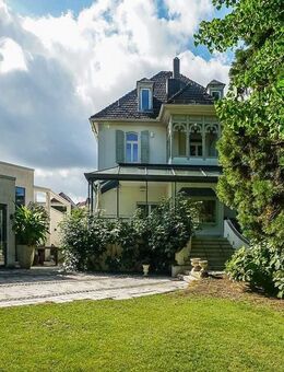 Stilvolle Jugendstil-Villa mit Park (Bauland) & angegliedertem LOFT od. flexibler Gewerbemöglichkeit - Bodenheim