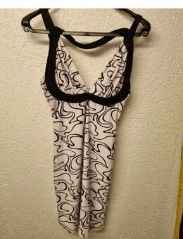 Weiss schwarzes sexy Kleid Firma Lieblein Boutiqueware edel. Gr M ungetragen - Bochum