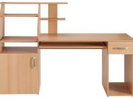 VOGL Möbelfabrik Schreibtisch Don, mit Tastatur- & Druckerauszug, Breite 137,5 cm, Made in Germany