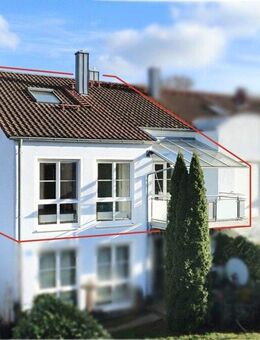 Exklusives Wohnen auf zwei Etagen - 4 Zimmer Maisonette Wohnung inkl. Einbauküche, Carport und Tiefgaragenstellplatz - Schrobenhausen