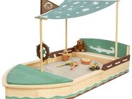 MUDDY BUDDY® Sandkasten Jungle King, natur - salbei - mokka, FSC® - schützt Wald - weltweit