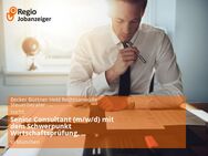 Senior Consultant (m/w/d) mit dem Schwerpunkt Wirtschaftsprüfung, Steuerberatung und in der betriebswirtschaftlichen Beratung in München - München