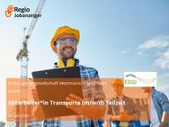 Mitarbeiter*in Transporte (m/w/d) Teilzeit - Gescher (Glockenstadt)