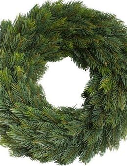 Kunstkranz Edel-Adventskranz beidseitig Tanne, Botanic-Haus, Höhe 12 cm