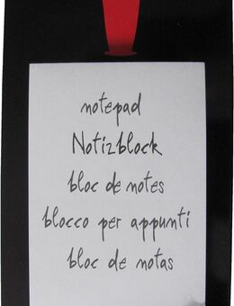 DDR Ampelmännchen - Rot - Notizblock Schild 20 x 10 cm - Doberschütz