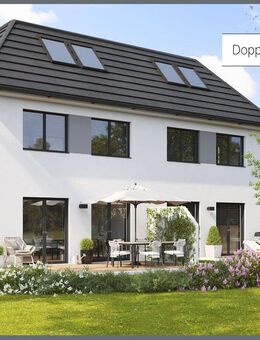Neubau-XXL-DHH mit 5 Zimmern und 2 Bädern auf 385 m² Süd-Grundstück Bestlage Ottobrunn - Ottobrunn