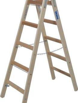 KRAUSE Doppelleiter Stabilo, 2x5 Sprossen, beidseitig begehbar