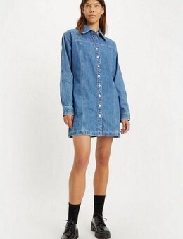 Levi's® Jeanskleid SHAY in leichter Used-Optik, mit durchgehender Knopfleiste