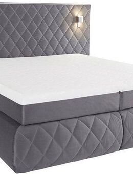 Places of Style Boxspringbett Alaric, wahlweise mit und ohne Leuchten, Obermatratze Tonnentaschenfederkern