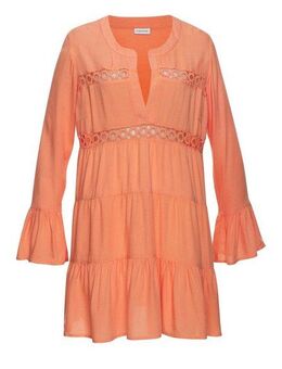 LASCANA Longbluse mit Spitzeneinsätzen, Blusenkleid, Tunika, sommerlich