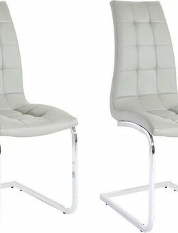 INOSIGN Freischwinger Lola (Set, 2 St), 2 oder 4 Stück, Bezug in Kunstleder oder Samtsoff, chrom Metallgestell
