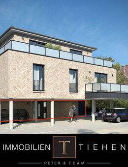 Frisch vom Architekten I: Neubau-EG-Wohnung, 2 Schlafzimmer, Wärmepumpe & PV-Anlage in Esterfeld! - Meppen