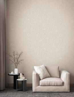 A.S. Création Vliestapete Pure Elegance Tapete mit Ästen Mustertapete Floral Blumen, strukturiert, schimmernd, (1 St), Vliestapete Blumentapete für Schlafzimmer Küche Wohnzimmer Äste Design