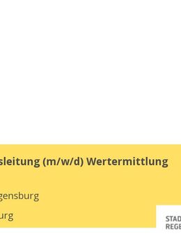 Sachgebietsleitung (m/w/d) Wertermittlung - Regensburg