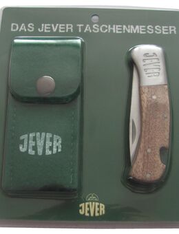 Jever Brauerei - Taschenmesser mit Flaschenöffner mit Filztasche - Doberschütz