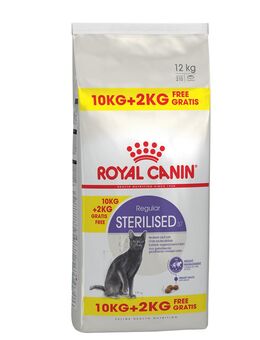 Royal Canin Sterilised 37 - 10 + 2 kg gratis!