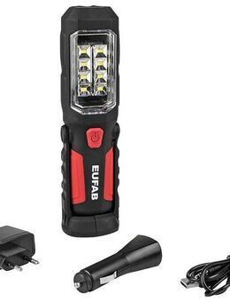 EUFAB LED Arbeitsleuchte, USB-Anschluss mit Ladefunktion, LED fest integriert