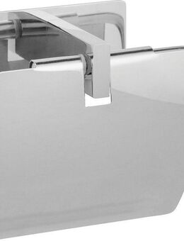 WENKO Toilettenpapierhalter Turbo-Loc® Genova Shine, Befestigen ohne bohren