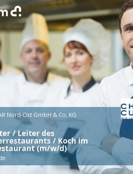 Küchenleiter / Leiter des Mitarbeiterrestaurants / Koch im Betriebsrestaurant (m/w/d) - Ludwigsfelde