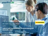 Lehre zum technischen Produktdesigner (m/w/d) 2024 - Giebelstadt
