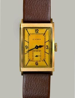 Klassische Cyma Uhr, 30er Jahren - 585er Gold, top Zustand. - Obernzell