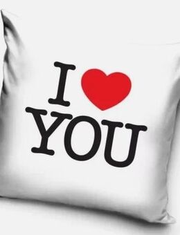 Kissenbezug Love Ich liebe dich 40*40 cm Perfektes Valentinstags Geschenk - Neumünster