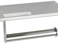 Maximex Toilettenpapierhalter Rollenhalter, Edelstahl, 18 x 7,5 x 9,5 cm