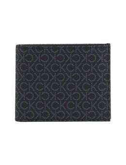 Calvin Klein Geldbörse CLASSIC MONO BIFOLD 5CC W/COIN, Portemonnaie, Geldbeutel Herren mit CK-Muster