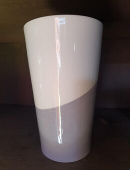 Vase, grau, weiß - Sukow