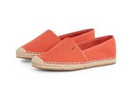 Tommy Hilfiger FLAG CANVAS ESPADRILLE Espadrille, Slipper, Flats, Bequemschuh mit Bastbezug und Ziernähten
