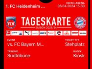 3 Karten Heidenheim gegen Bayern München - Schemmerhofen