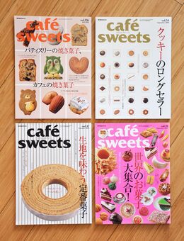 cafe sweets Magazin-Sammlung (4x) - Mook 雑誌コレクション - Berlin Mitte