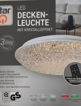 LED Deckenleuchte mit Kristalleffekt und RGB Farbfunktion NEU - Dortmund