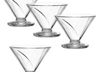 LEONARDO Eisschale CONO, Eisbecher aus Glas, 270 ml, 4er-Set, Glas, (Set, 4-tlg), spülmaschinengeeignet