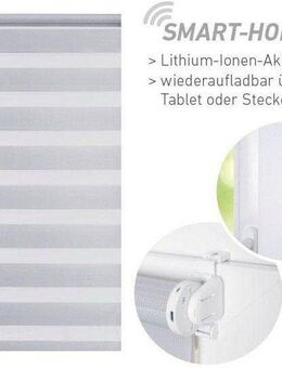 Elektrisches Rollo Aline - SMART HOME, Good Life, Lichtschutz, ohne Bohren, Klemmfix, mit Fernbedienung