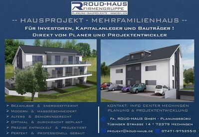 + EXKLUSIVES MEHRFAMILIENHAUS-PROJEKT! +