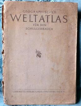 Geographischer Weltatlas für den Schulgebrauch von 1949 - Niederfischbach