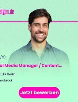 Social Media Manager / Content Creator (m/w/d) - Osnabrück