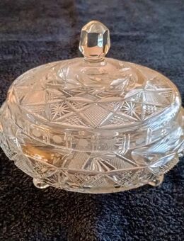 Glas - Kristall, Bonboniere, Antik, Jugendstil, Schliff - Oranienburg